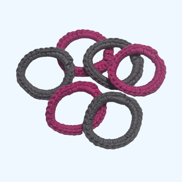 Ferret and Cat Toys, Round Ring Toys, Gray and Pink, Gift for Ferrets or… - Picture 3 of 6